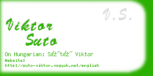 viktor suto business card